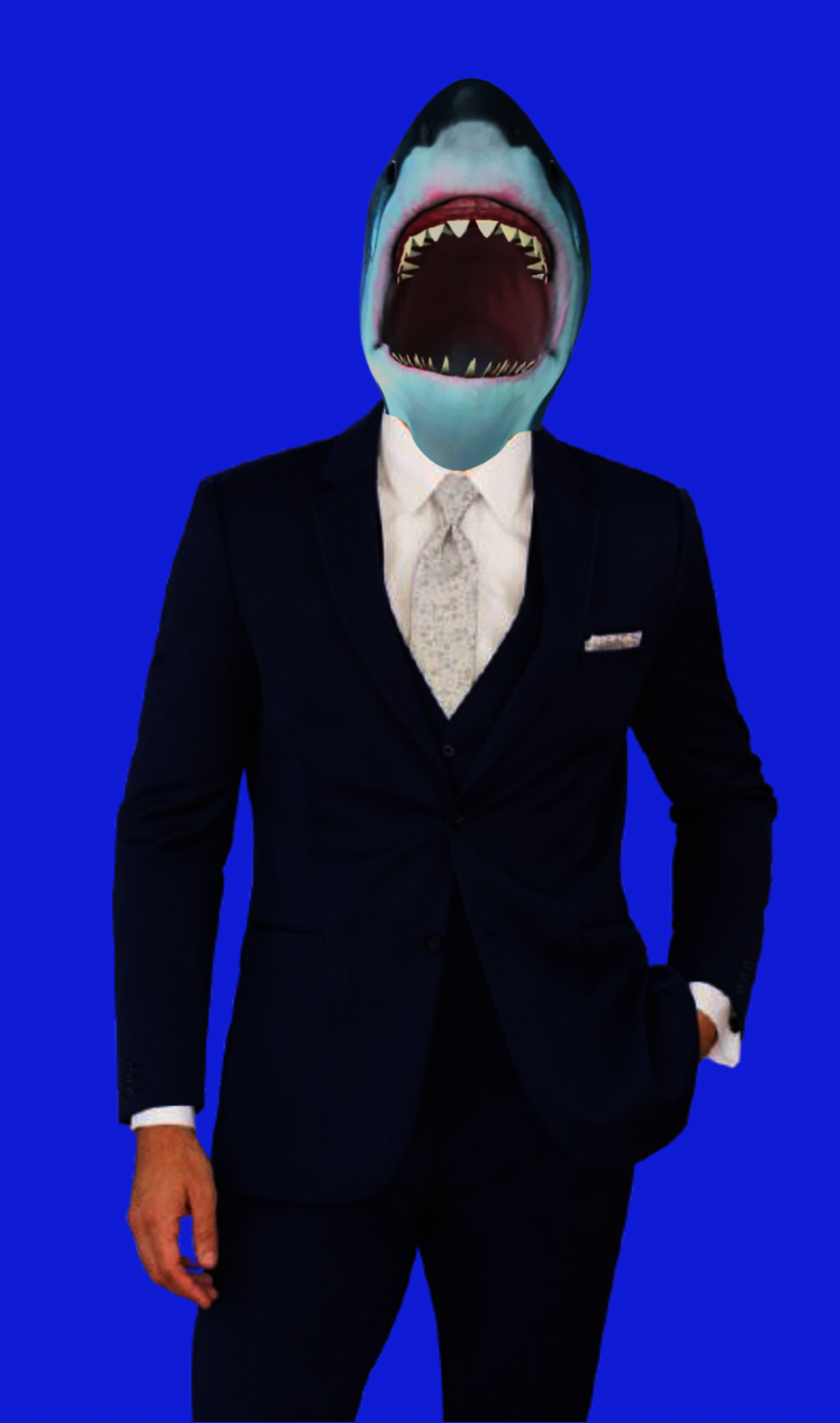 SUITMAN Shark Art